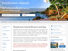 Tablet Screenshot of daydream-island-whitsundays.com.au